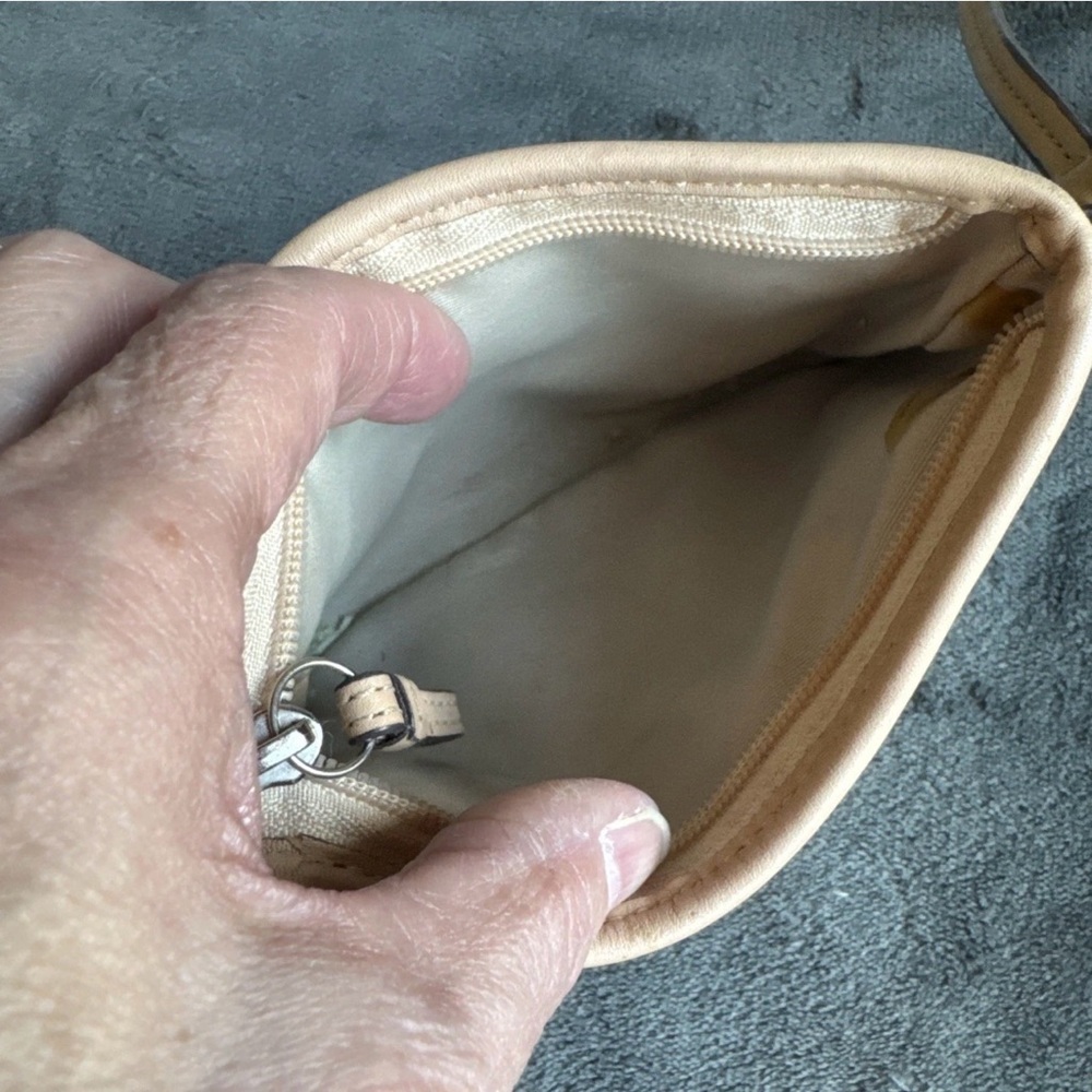 Coach Metallic Silver and Tan Tote Set - Picture 13 of 13
